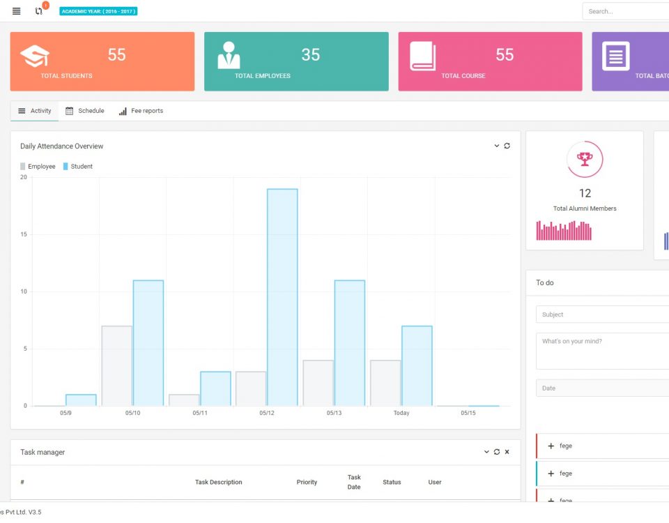Web School Version 3.5